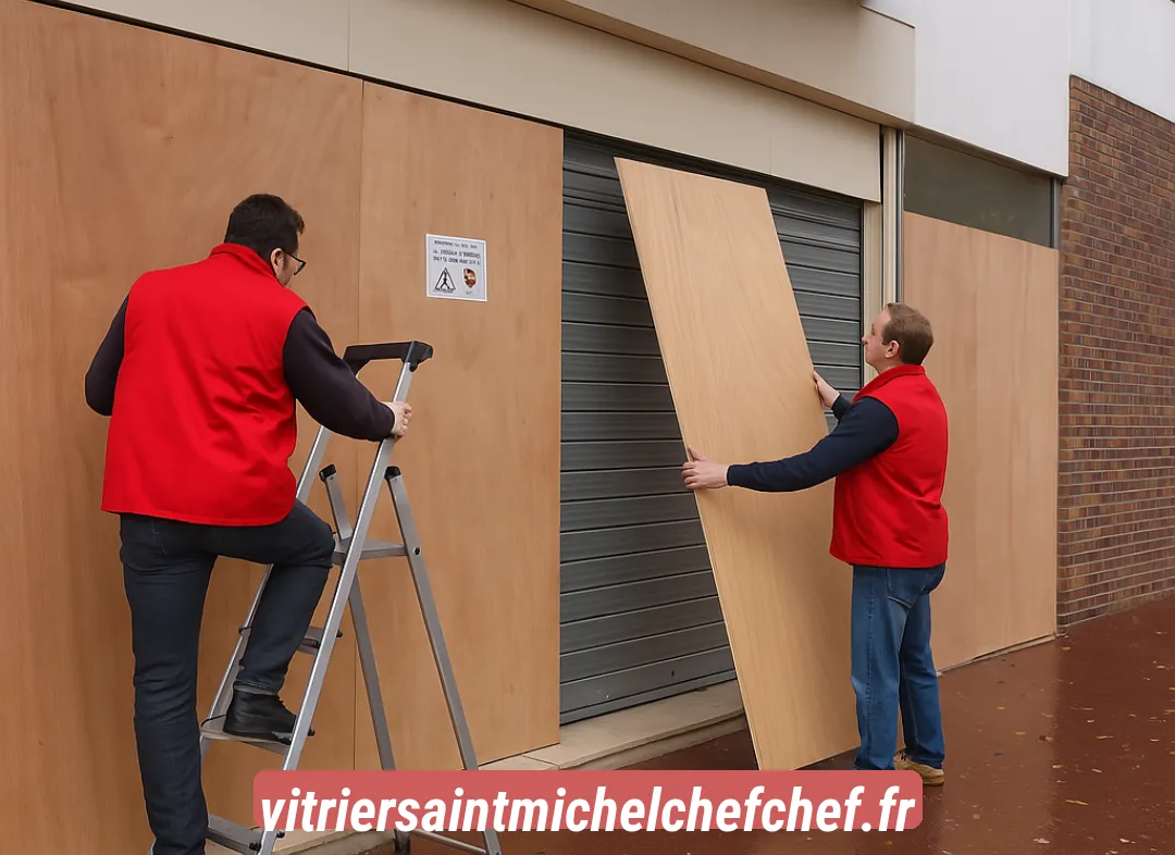 Mise en sécurité fermeture provisoire Saint-Michel-Chef-Chef